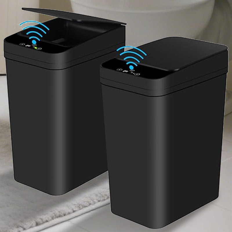 Touchless Smart Sensor Trash Can, Automatic Motion Kitchen Bin, Black White Grey