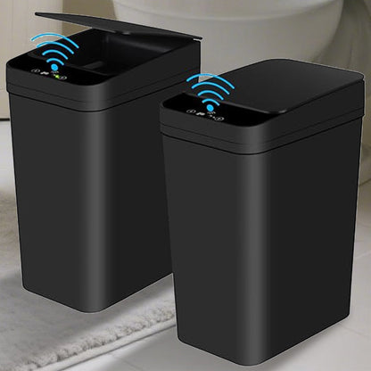 Touchless Smart Sensor Trash Can, Automatic Motion Kitchen Bin, Black White Grey
