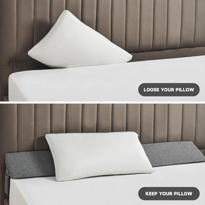 Bed Wedge Gap Filler, Headboard & Mattress Gap Pillow, Twin Full Queen King