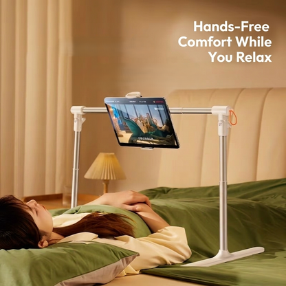 Adjustable Bed Tablet & Phone Holder Stand, Hands-Free Gooseneck Mount