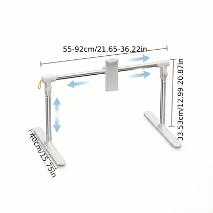 Adjustable Bed Tablet & Phone Holder Stand, Hands-Free Gooseneck Mount