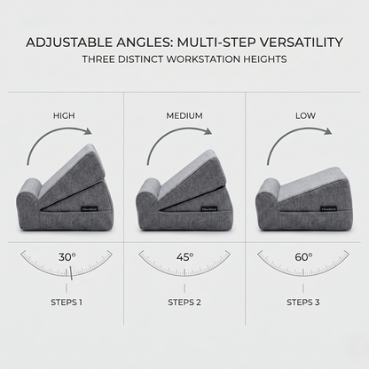 Adjustable Bed Support Pillow for Reading, Sit-Up Back Rest Cushion