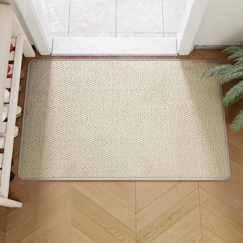Faux Jute Outdoor Doormat, Durable Non-Slip Entrance Rug, 40x60 50x80 60x90cm