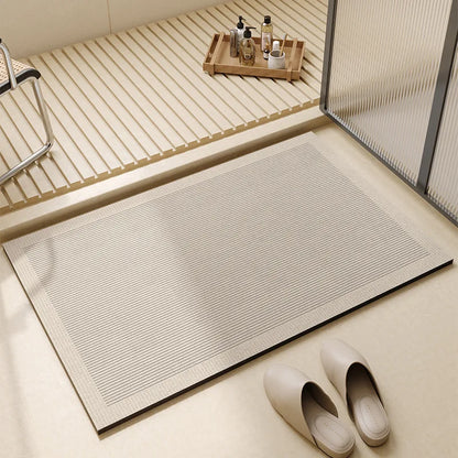 Super Absorbent Bath Mat, Quick-Dry Non-Slip Bathroom Rug, 40x60 50x80 60x90cm