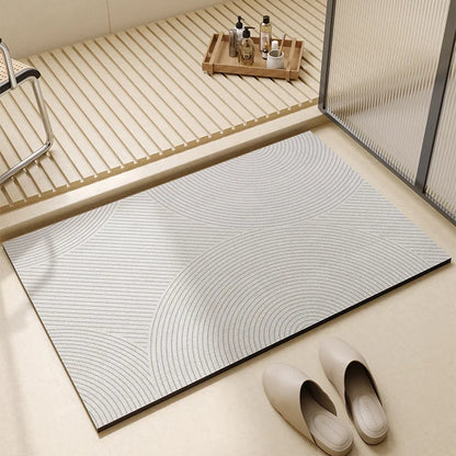 Super Absorbent Bath Mat, Quick-Dry Non-Slip Bathroom Rug, 40x60 50x80 60x90cm