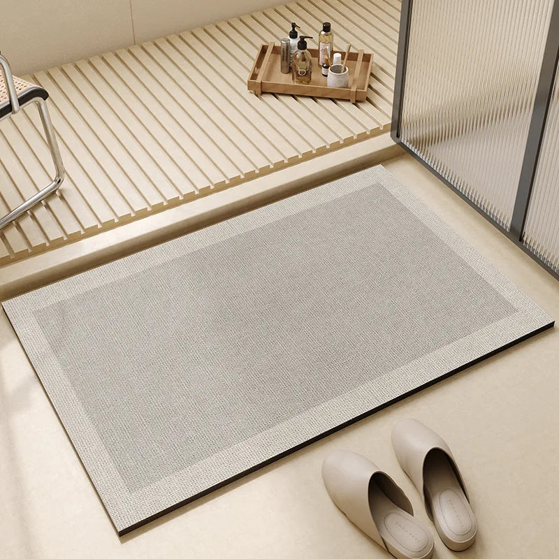 Super Absorbent Bath Mat, Quick-Dry Non-Slip Bathroom Rug, 40x60 50x80 60x90cm