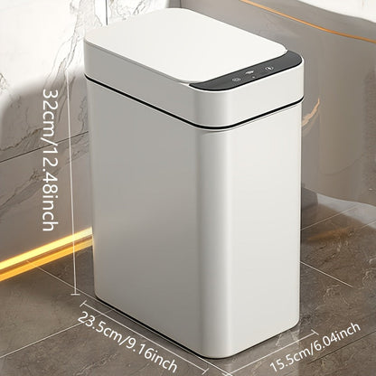 Touchless Smart Sensor Trash Can, Automatic Motion Kitchen Bin, Black White Grey