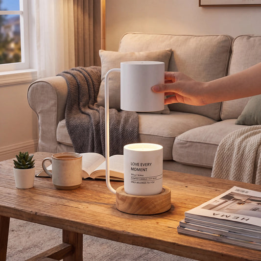Japanese Minimalist Candle Warmer Lamp